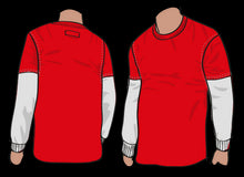 Lade das Bild in den Galerie-Viewer, 108.34-T-shirt signaalrood_1.jpg